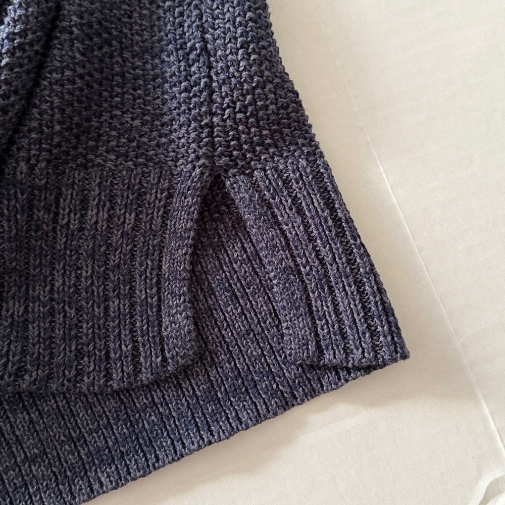 Lucky Brand Dark Blue V-Neck Sweater - Picture 3 of 7